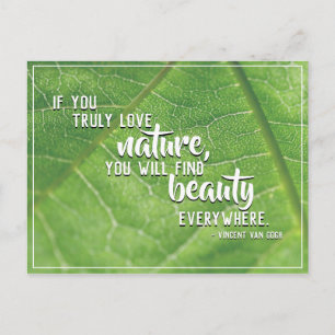 La belleza en todas partes de la naturaleza postal