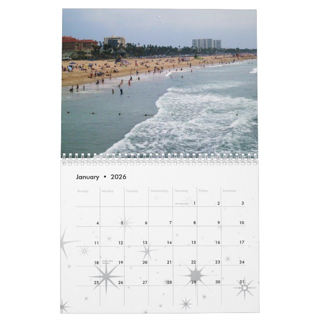 LA BELLEZA MÁGICA del calendario de CALIFORNIA (Jan 2026)