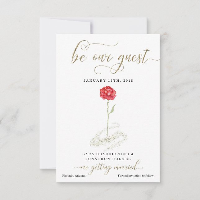 La belleza y la bestia salvan el anuncio de la fec (Anverso)