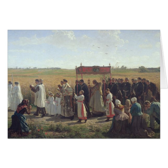 La bendición del trigo en el Artois, 1857 (Anverso (Horizontal))