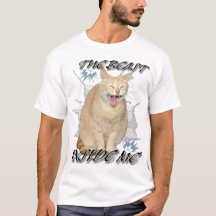 La bestia dentro de mí camiseta divertida de gato 