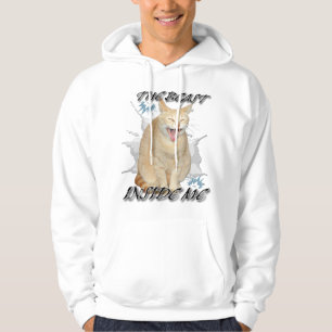 La bestia dentro de mí sudadera divertida de meme