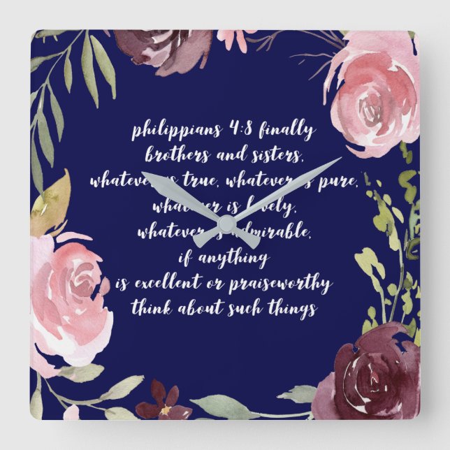 La Biblia Cristiana versus el Reloj de las Escritu (Anverso)