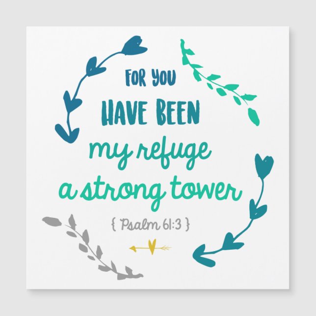 La Biblia de los Salmos Verse Cita la fe cristiana (Anverso)