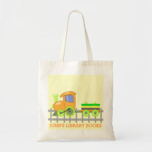 La biblioteca anaranjada del tren reserva la bolsa