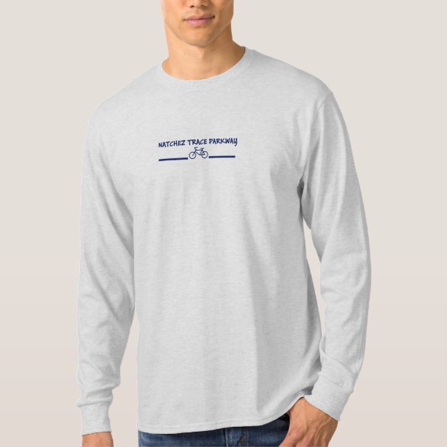 La bicicleta de la camiseta masculina de los Natch (Anverso)