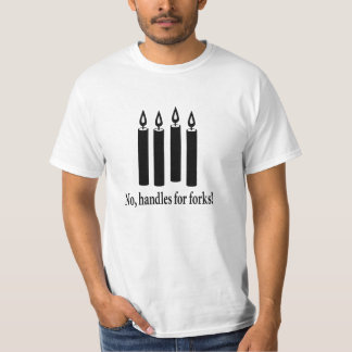 La bifurcación maneja la camiseta