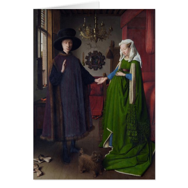 La boda de Arnolfini (en enero van Eyck) (Frente)