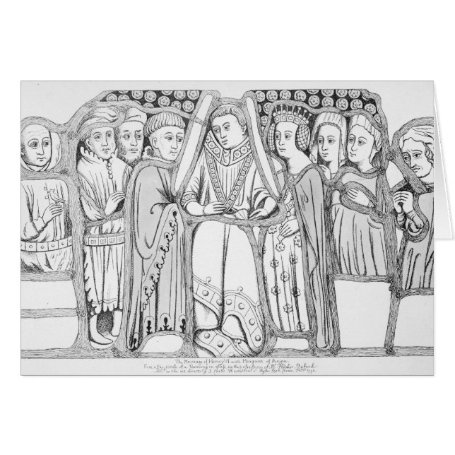 La boda de Henry VI y de Margaret de Anjou (Anverso (Horizontal))