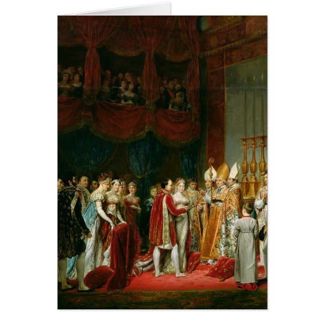 La boda de Napoleon I y Marie (Frente)