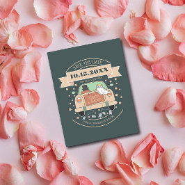 La boda de personalizado lindo salva la invitación