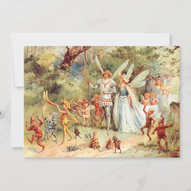 La Boda de Thumbelina en el bosque (Anverso)
