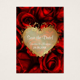 La boda floral de la rosa roja salva la fecha