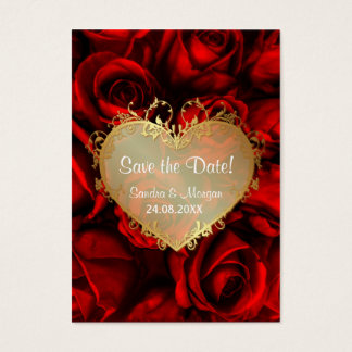 La boda floral de la rosa roja salva la fecha