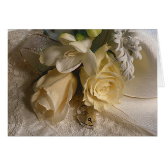 La boda florece la tarjeta