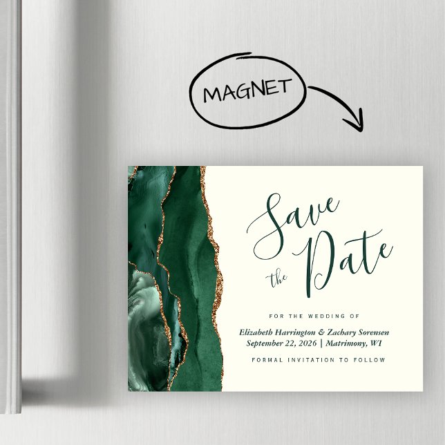 La boda magnética de marfil en el Agate verde salv (Subido por el creador)