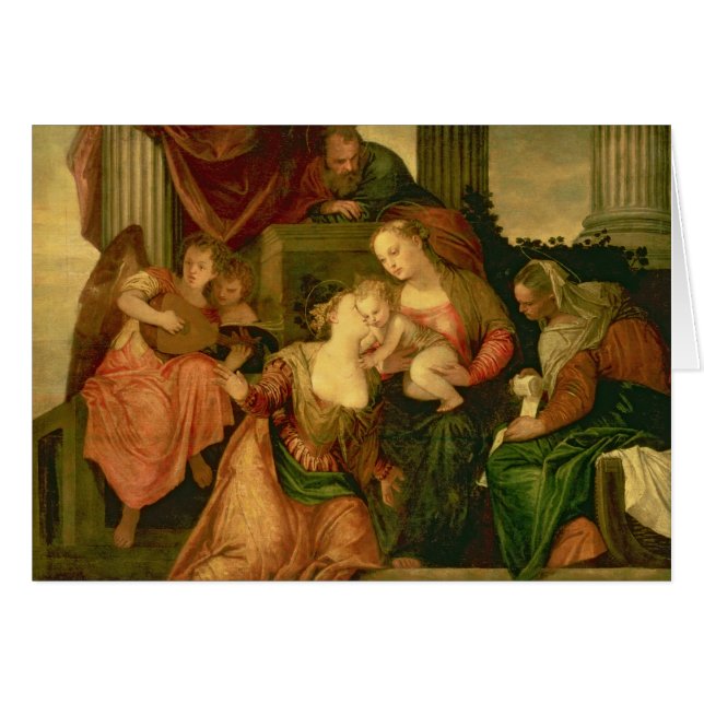 La boda mística del santo Catherine (Anverso (Horizontal))