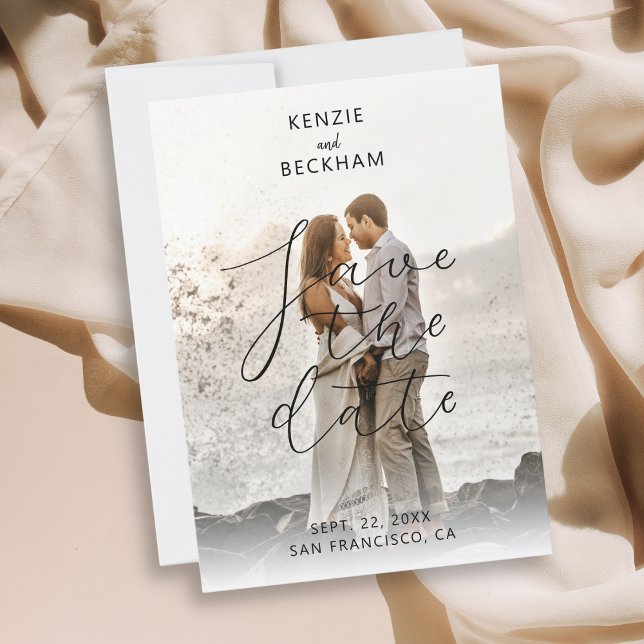 La boda moderna salva la caligrafía de las fotos d (Subido por el creador)