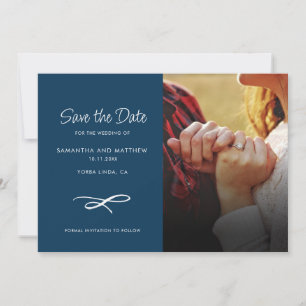 La boda moderna salva la Invitación de fotos de la