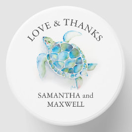 La boda temática oceánica favorece a las minivelas