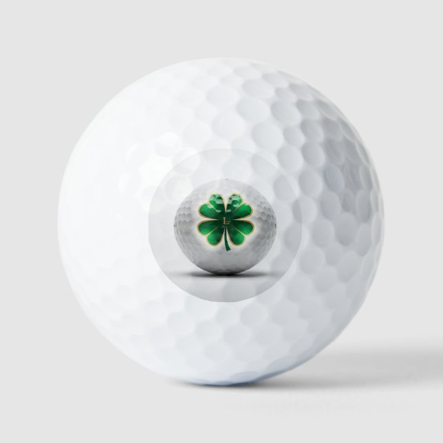 La Bola de Golf "Trébol de la Suerte" (Anverso)