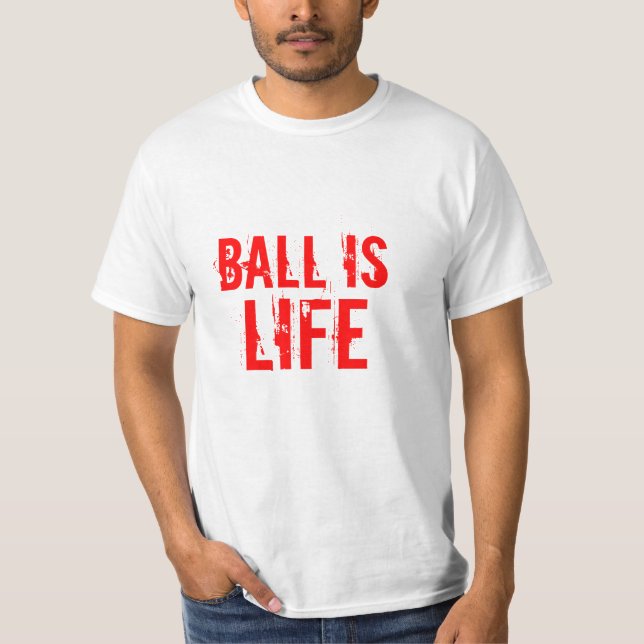 La bola es camiseta de la vida (Anverso)