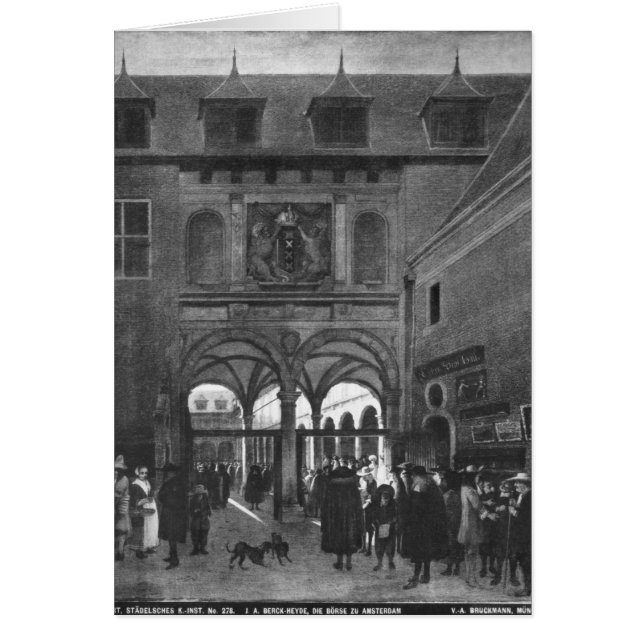 La Bolsa de Ámsterdam (Frente)