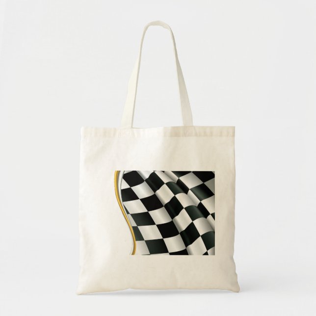 La bolsa de asas a cuadros de la bandera (Frente)
