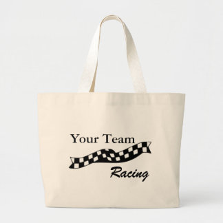 La bolsa de asas a cuadros del equipo de la raza