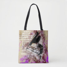 La bolsa de asas abstracta de la púrpura del