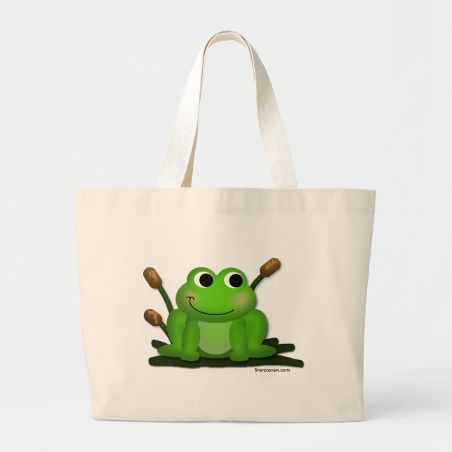 La bolsa de asas adorable del Froggy (Frente)