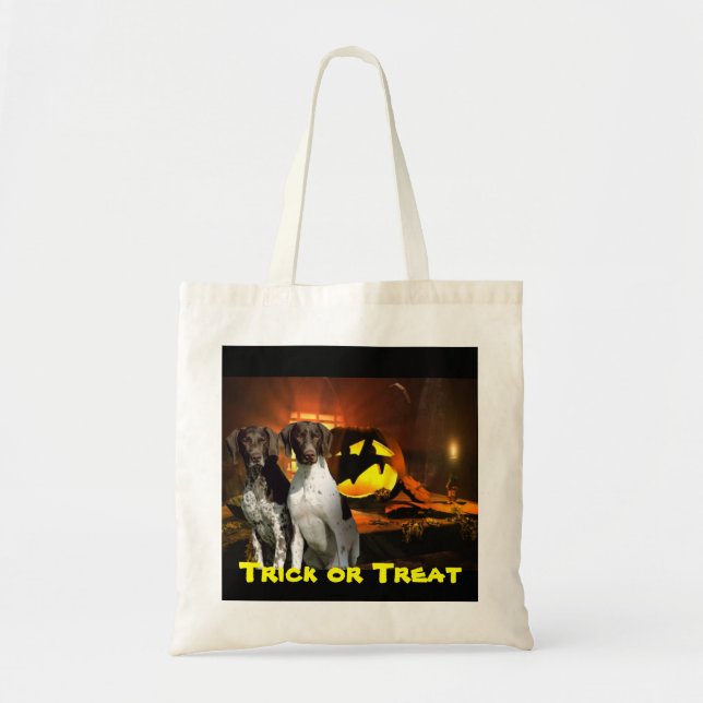 La bolsa de asas alemana de Halloween del (Frente)