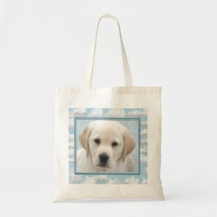 La bolsa de asas amarilla del perrito del
