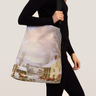 La bolsa de asas americana del trineo del caballo
