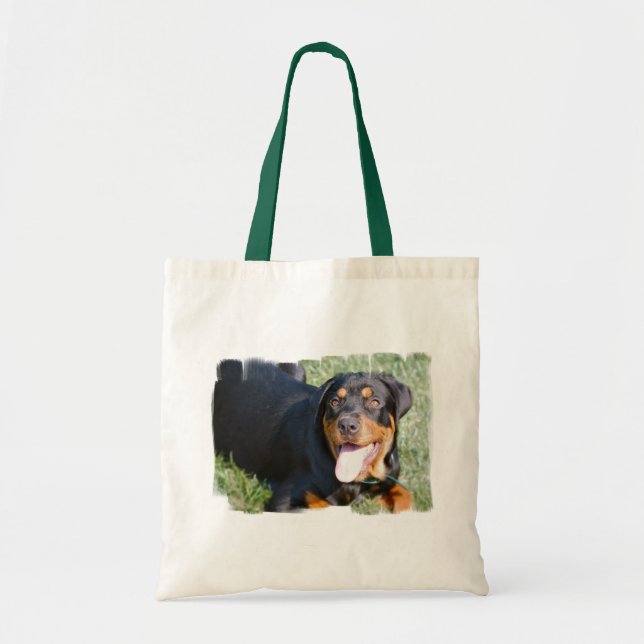 La bolsa de asas amistosa de Rottweiler (Frente)