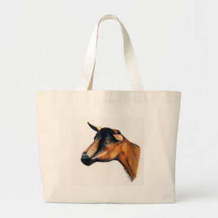 "La bolsa de asas animal del arte de la cabra de