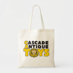 La bolsa de asas antigua de los juguetes de la