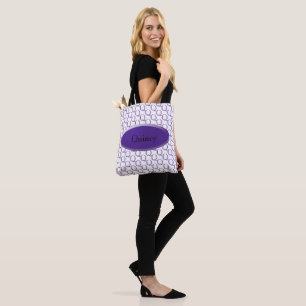 La bolsa de asas (ao) - letrero púrpura e inicial