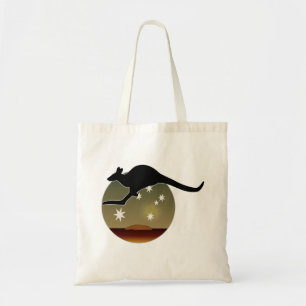 La bolsa de asas australiana del icono del canguro