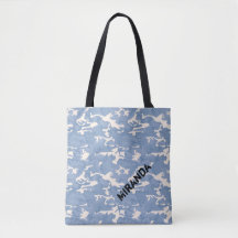 La bolsa de asas azul de Camo