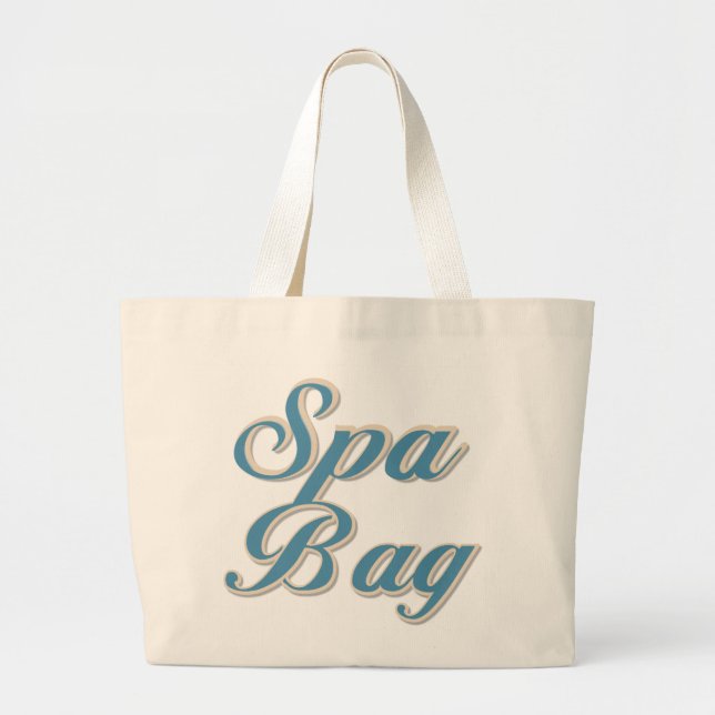 La bolsa de asas azul del bolso del balneario del (Frente)