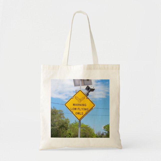 La bolsa de asas baja amonestadora del Rótulo de (Frente)
