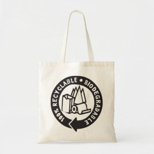 La bolsa de asas biodegradable