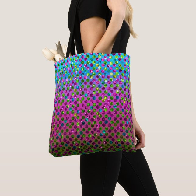 La bolsa de asas Bling cristalino Strass (Detalle)