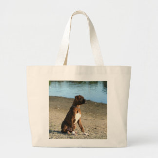 La bolsa de asas Brindle del perrito del boxeador