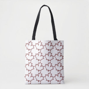 La bolsa de asas canadiense de la hoja de arce