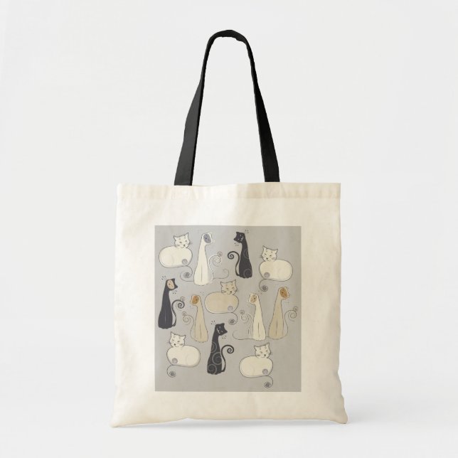 La bolsa de asas caprichosa de los gatos (Frente)