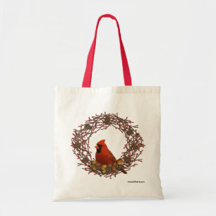 La bolsa de asas cardinal de la guirnalda
