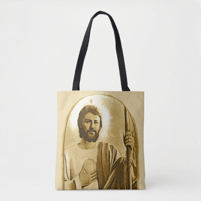 La bolsa de asas católica del santo del St. Jude (Anverso)