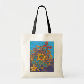 La bolsa de asas celestial del arte del indie